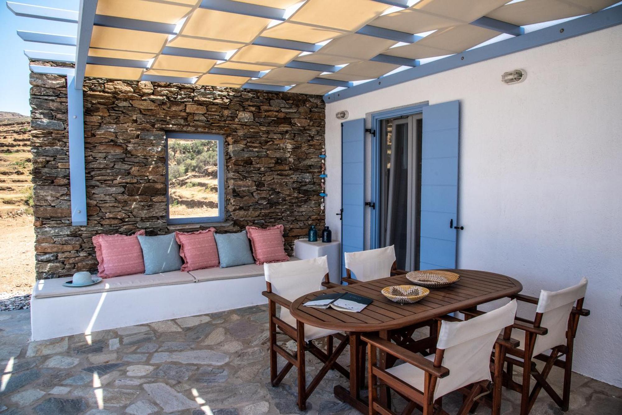Iliopetra Residence Agios Romanos Exterior foto